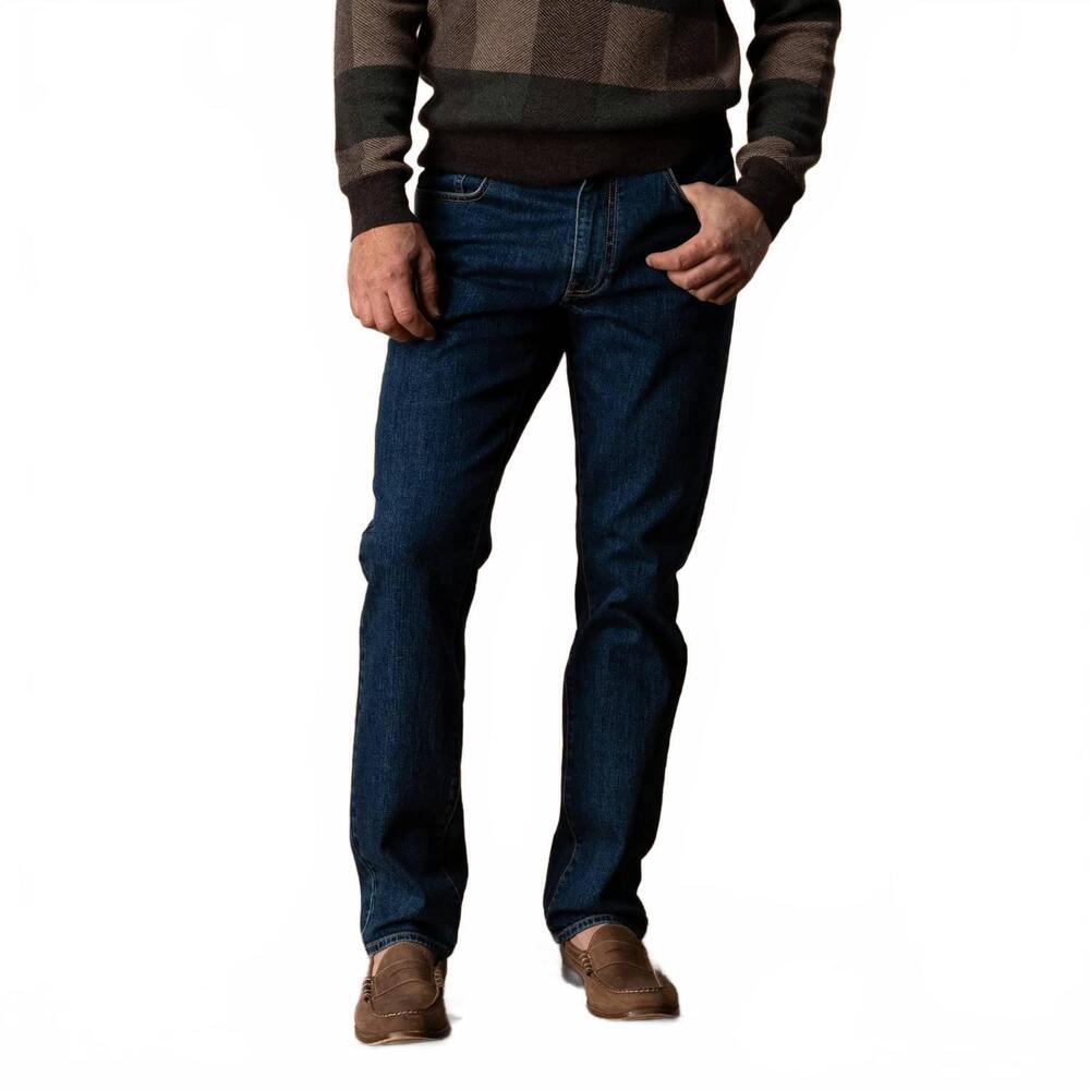 NEW DUCK HEAD classic straight fit denim jeans in medium wash